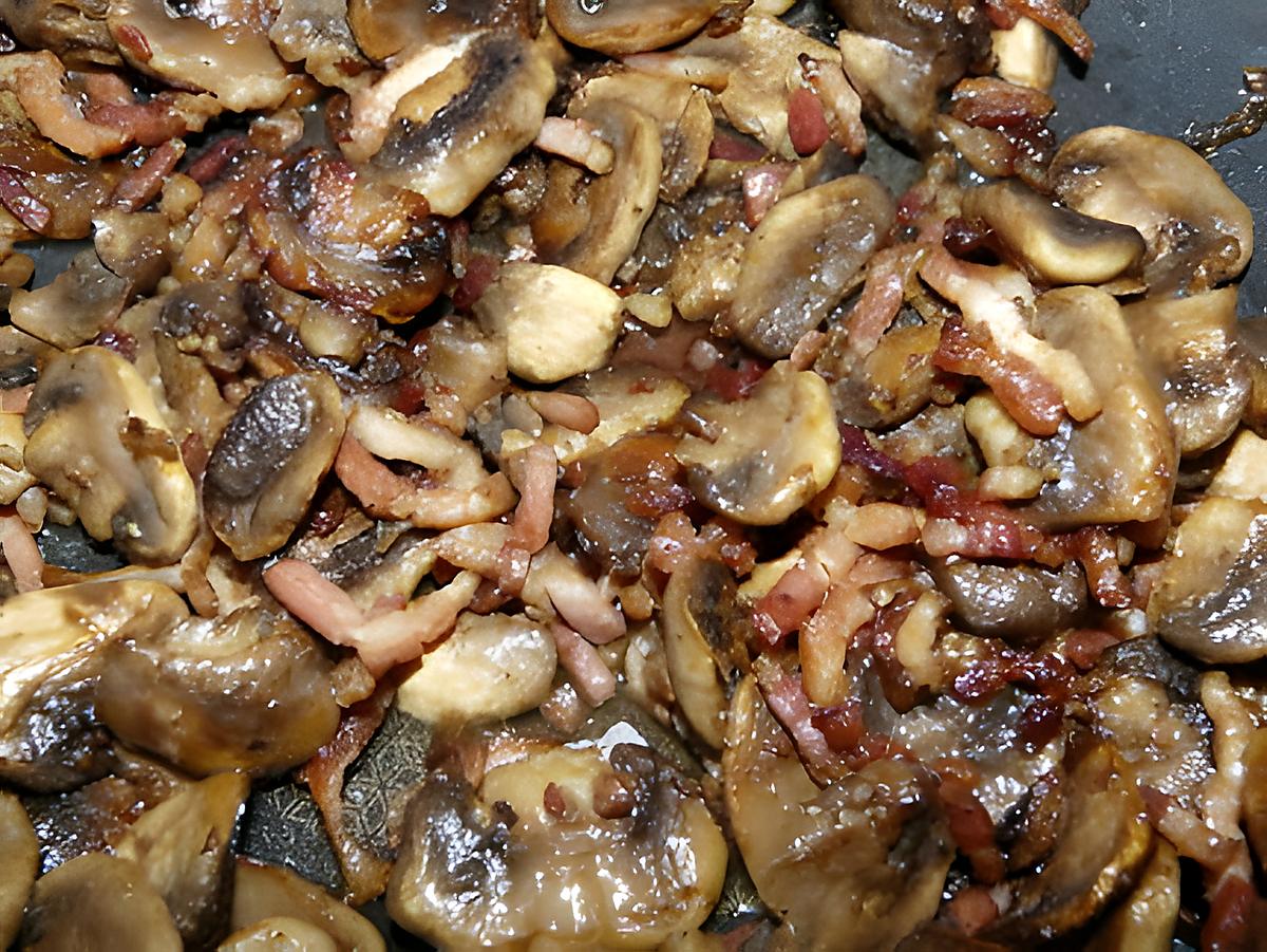 recette Poêlée de champignons de paris