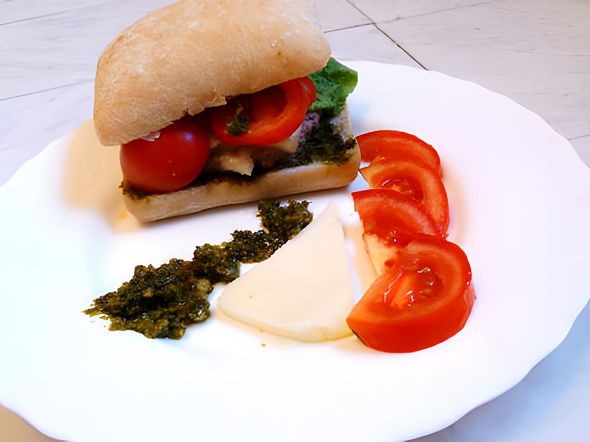 recette Italian burger