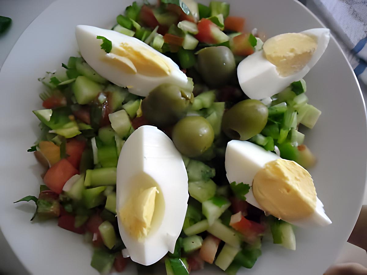 recette salade tunisienne