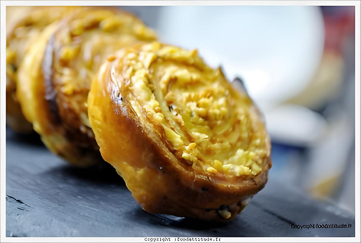 recette Escargot feuilleté aux herbes épicés