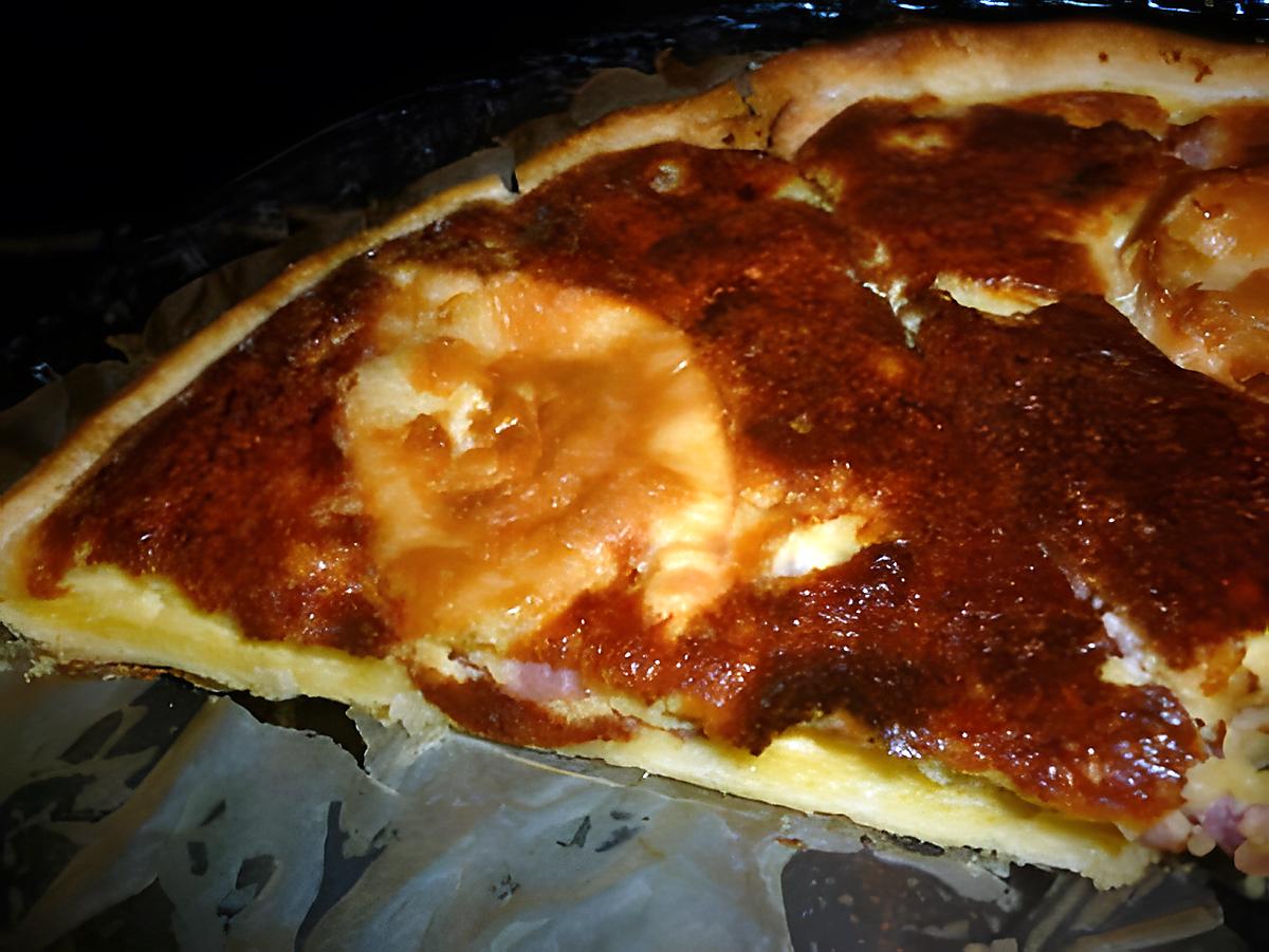 recette Quiche lorraine chèvre