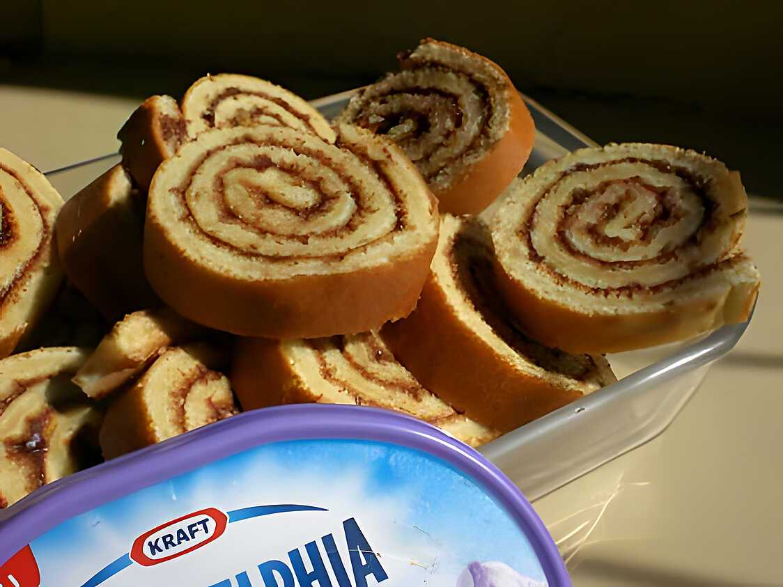Roulé sucré tout fromage frais