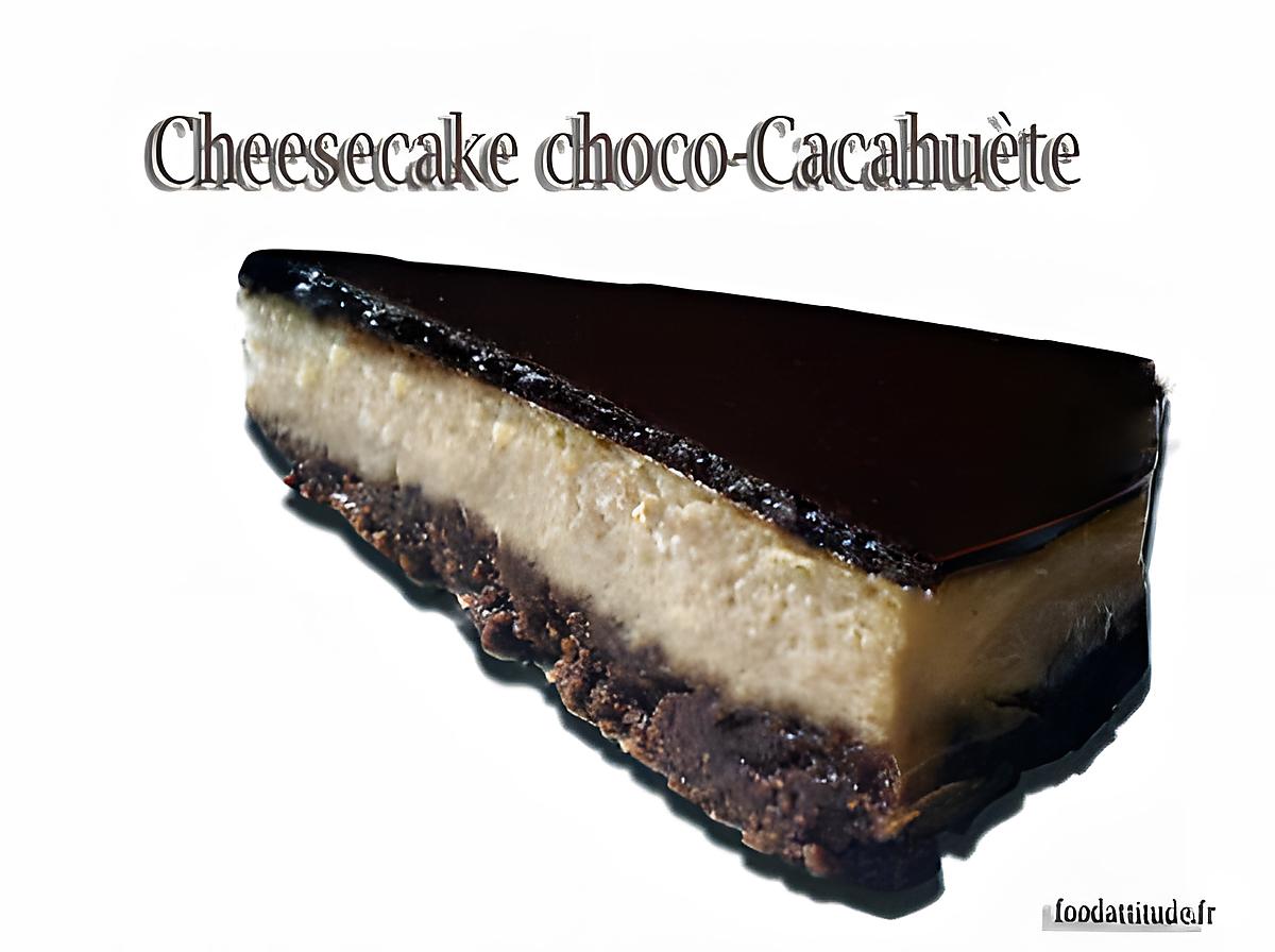 recette Cheesecake choco- cacahuète.