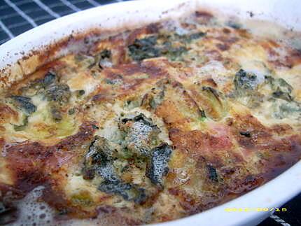 recette gratin de courgettes au saint-agur