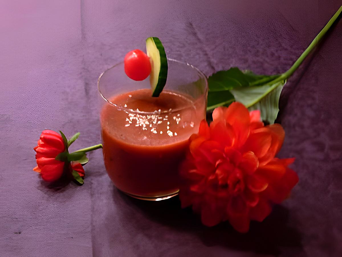 recette Gaspacho betteraves et tomates