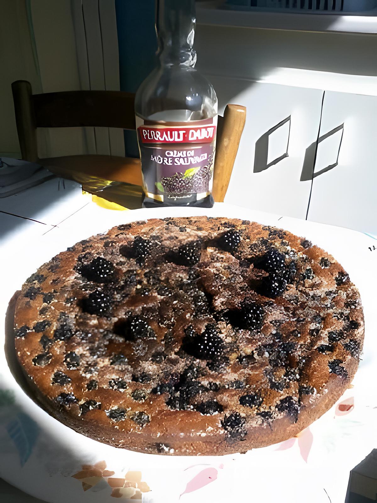 recette Clafouti de mûres et liqueur