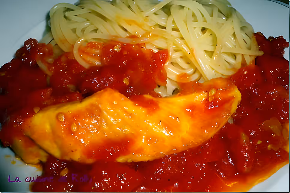 recette Poulet aux tomates confites de Julie Andrieu