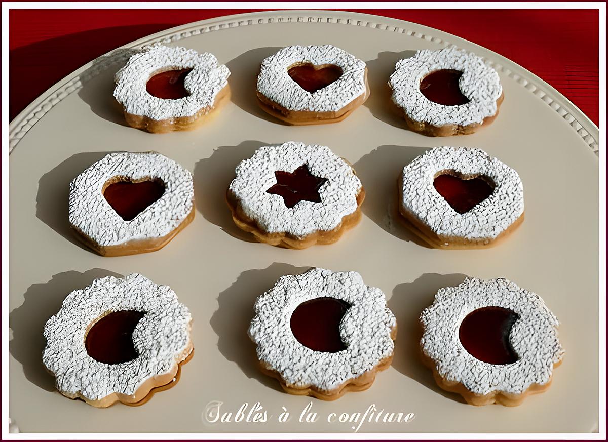 recette petits sablés a la confiture