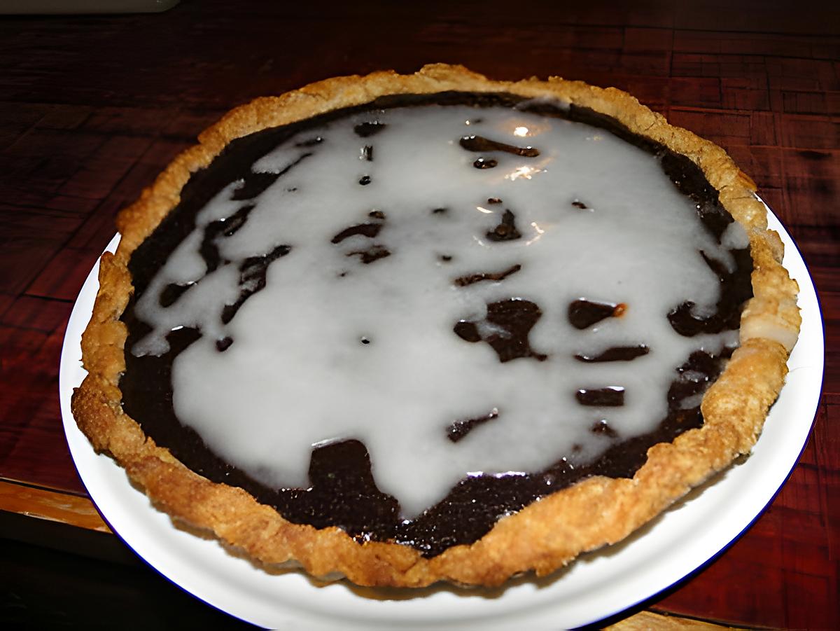 recette Tarte au chocolat glacée à l'anisette