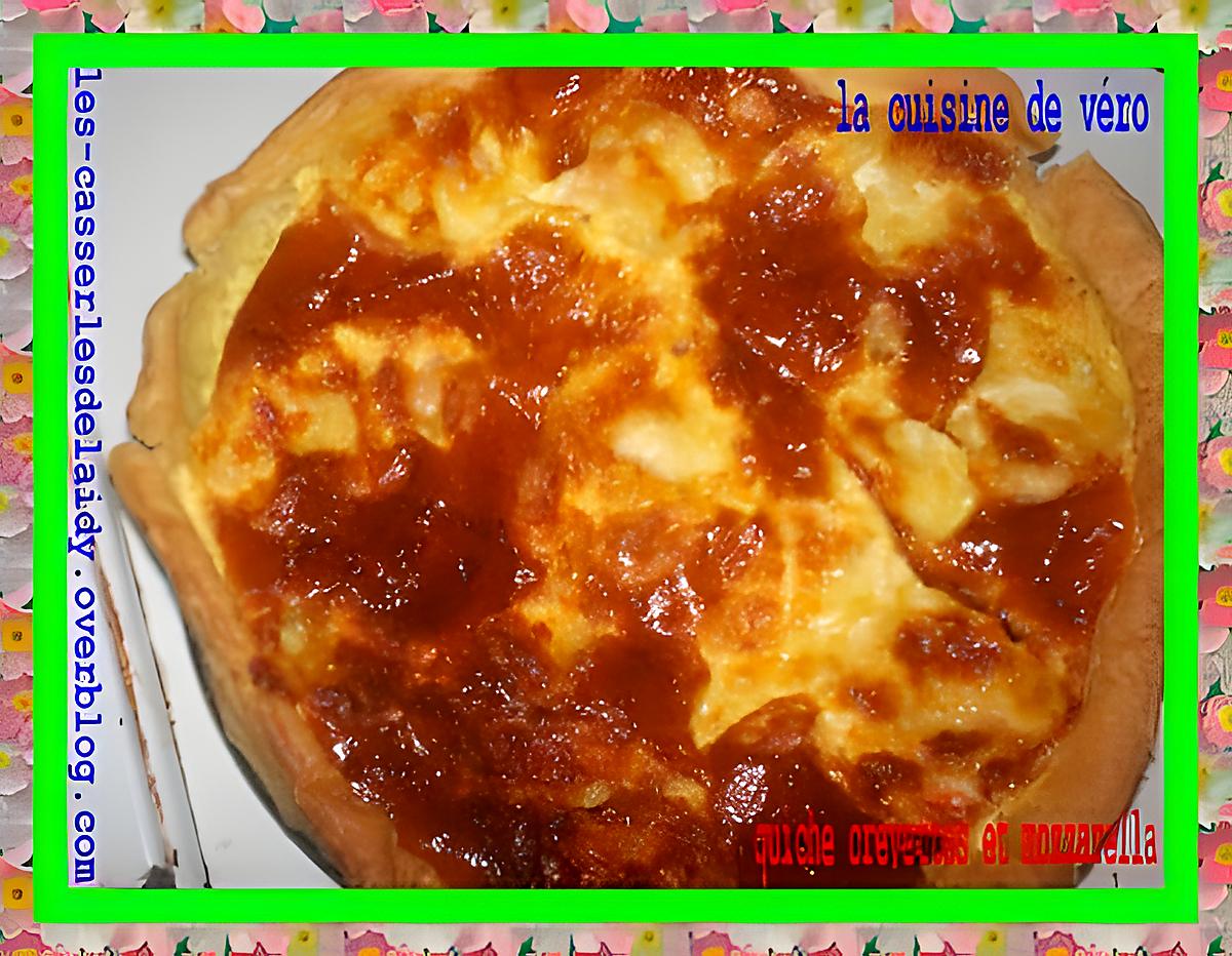 recette quiche crevettes et mozzarella