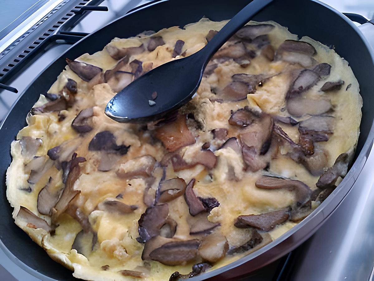 recette Omelette aux cépes