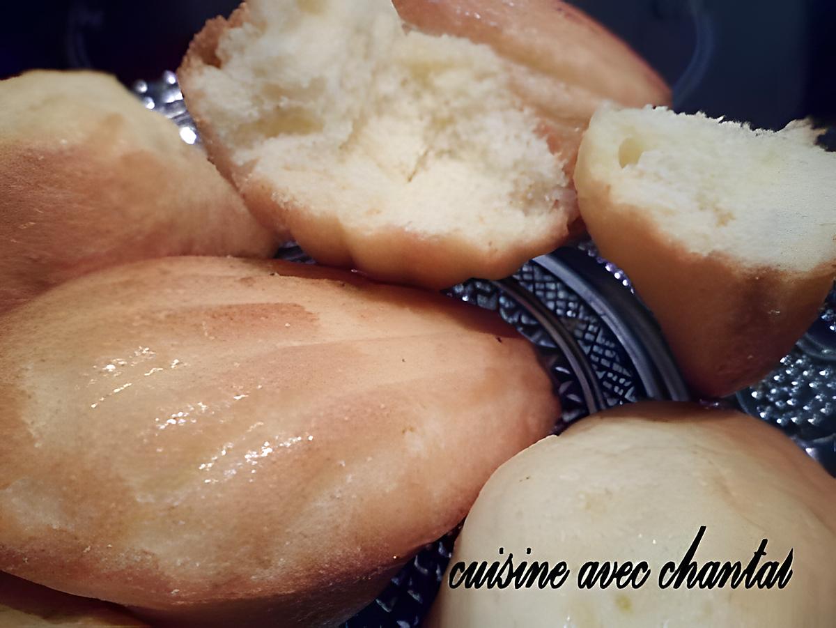 recette madeleines "gonflées"