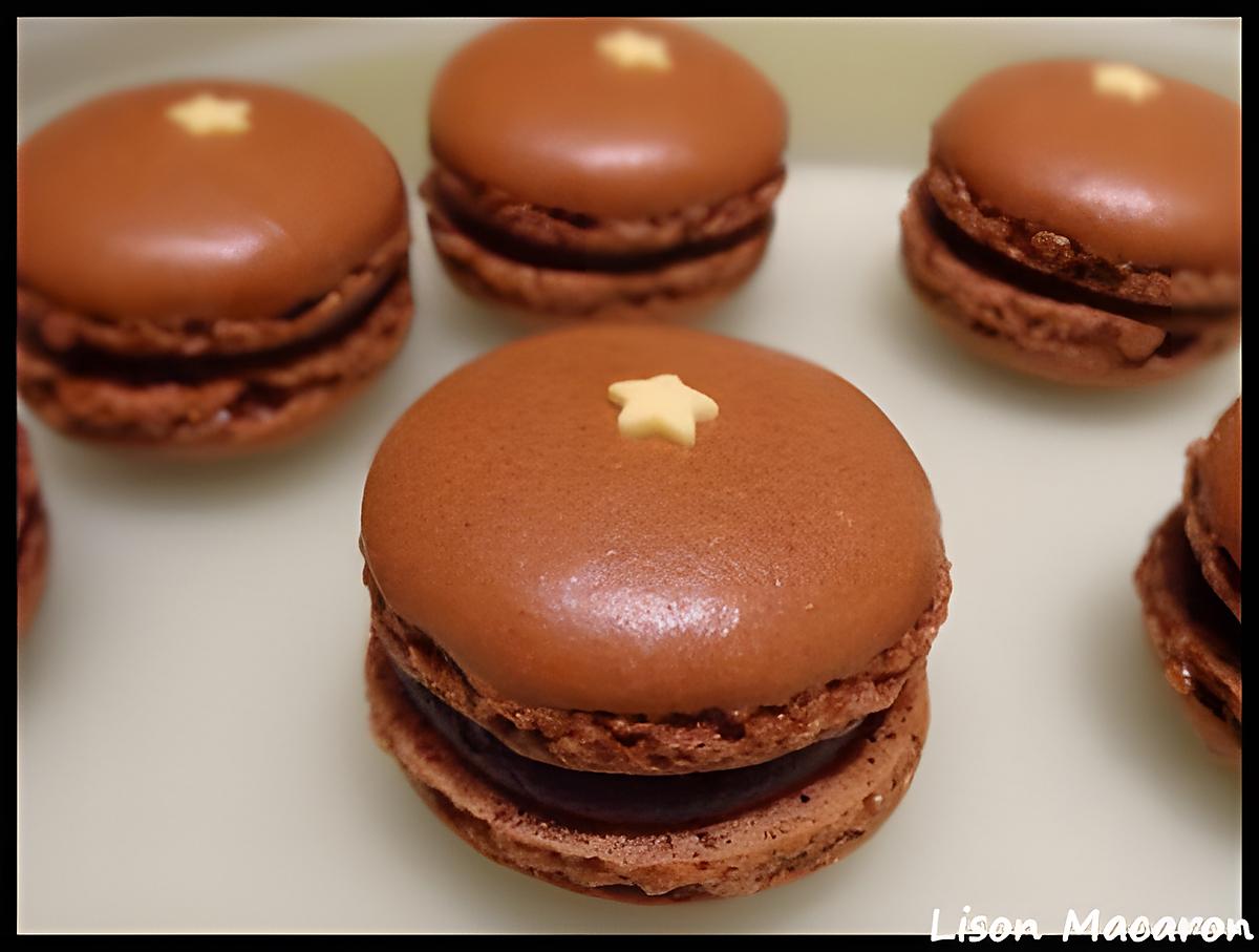 recette Macaron Chocolat Coeur Caramel