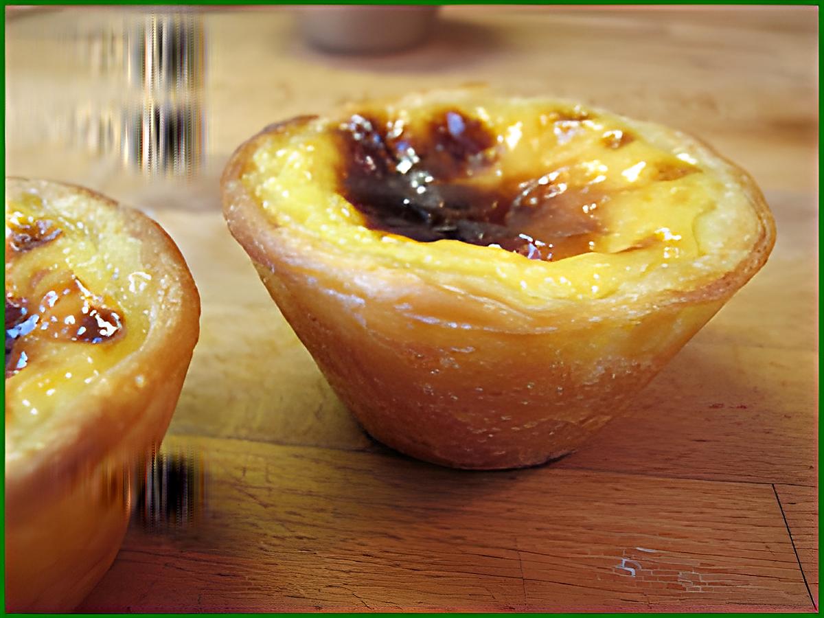 recette Pasteis de nata ou Pasteis de belem (petits flans aromatisés au citron Portugais)