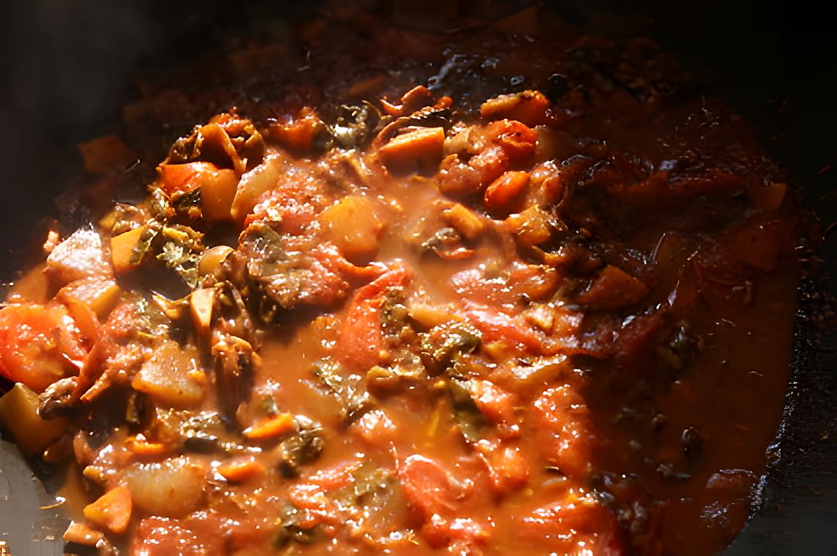 recette Sauce tomates aux petits légumes