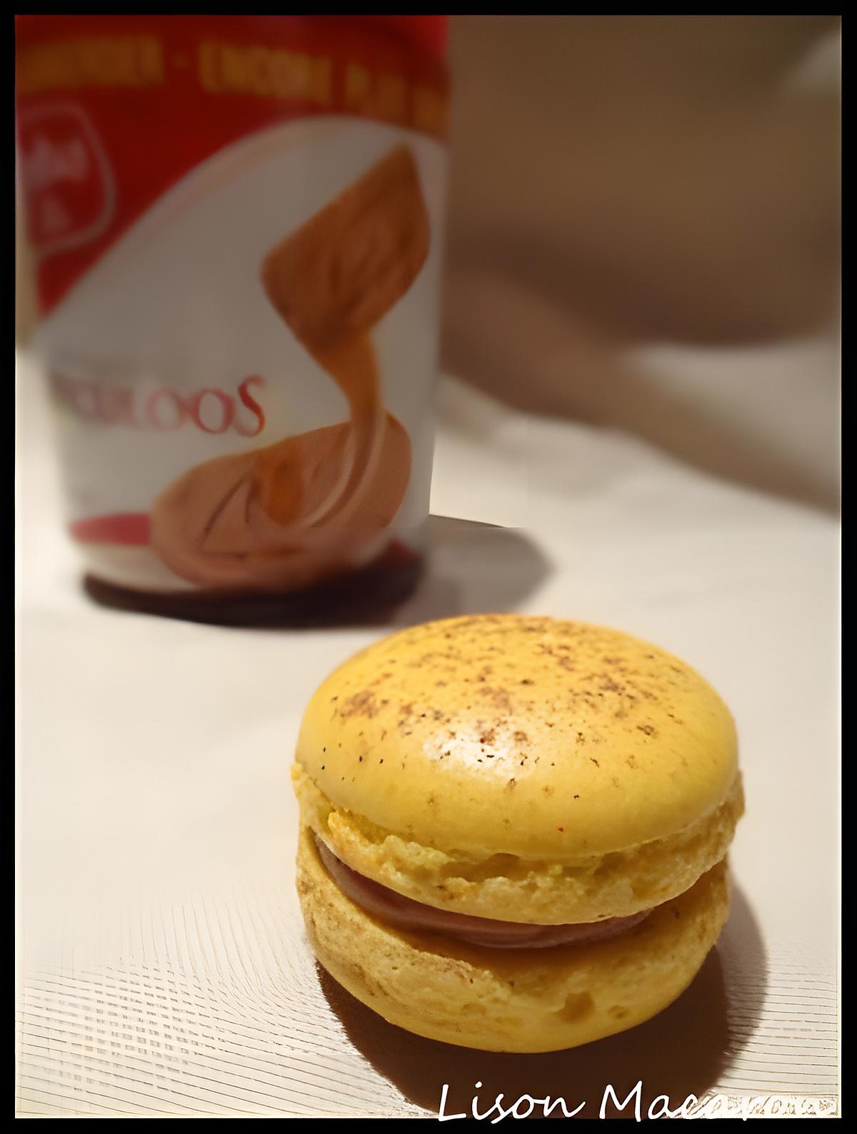 recette Macarons Spéculoos