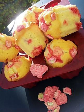 recette Madeleines aux pralines roses