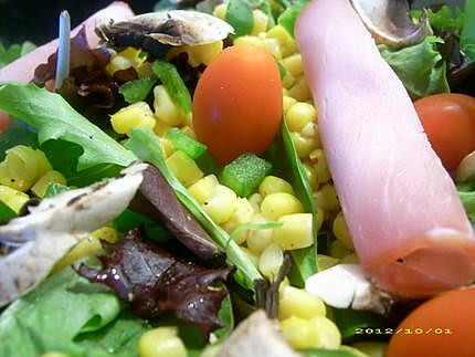 recette bacon « salad »