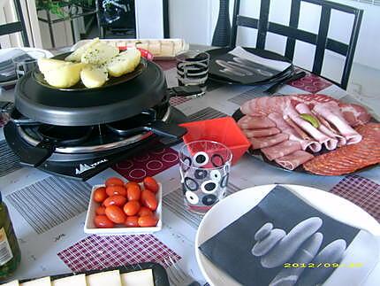 recette petite raclette en famille