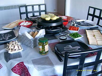 recette petite raclette en famille