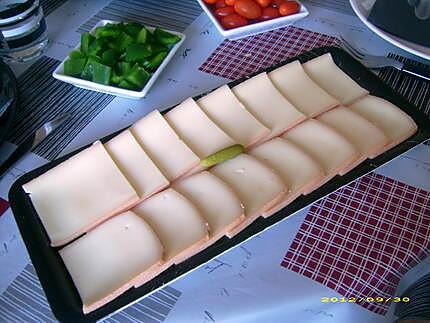 recette petite raclette en famille