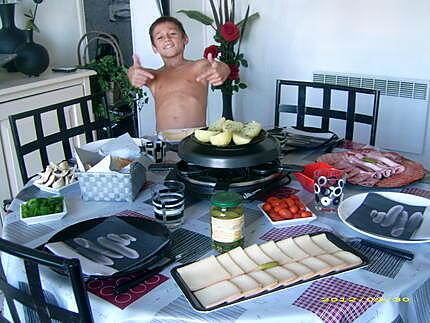 recette petite raclette en famille