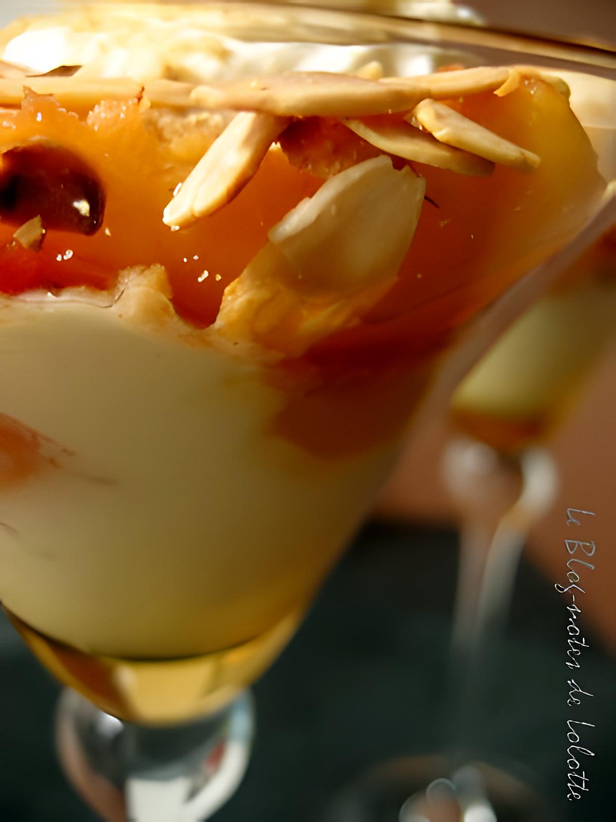 recette Peach n’ cream parfaits