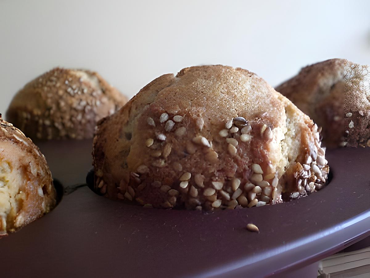 recette Tahin Muffins miel et sésame