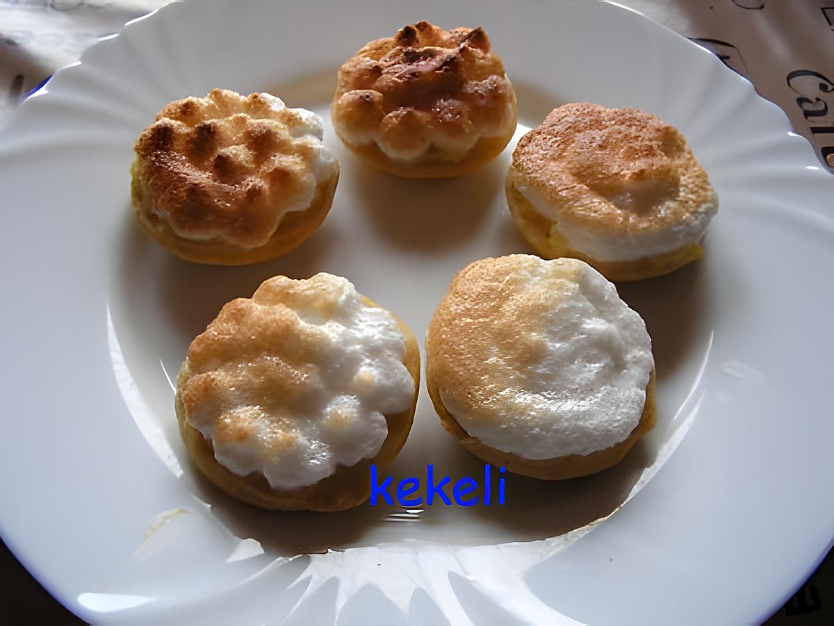 recette mini tartelette au citron meringuées