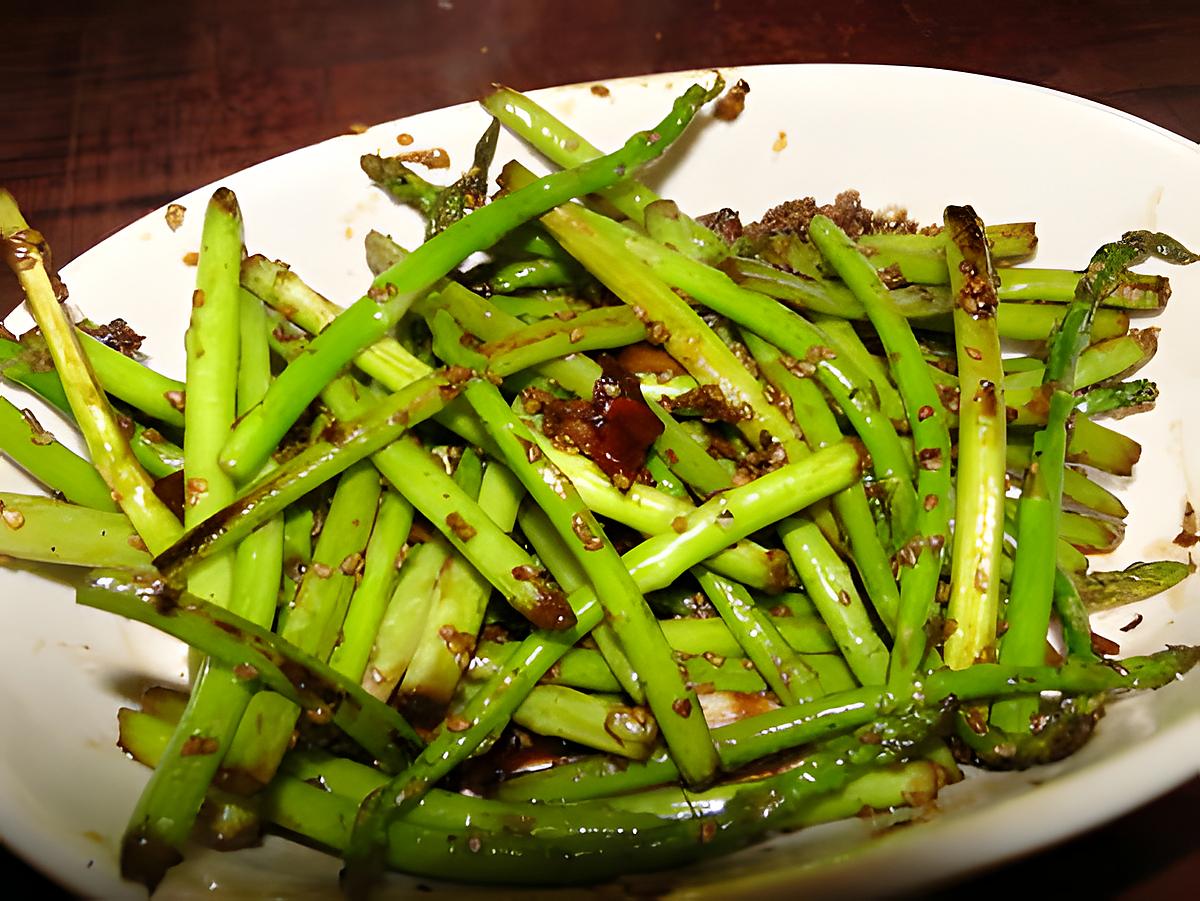 recette Asperges sautées à la mode thaïe