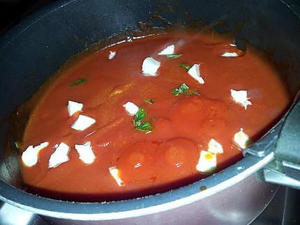 recette Sauce tomate mozzarella basilic