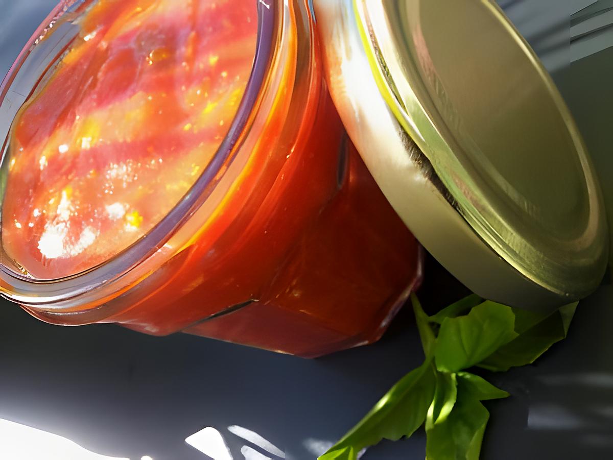 recette Sauce tomate mozzarella basilic