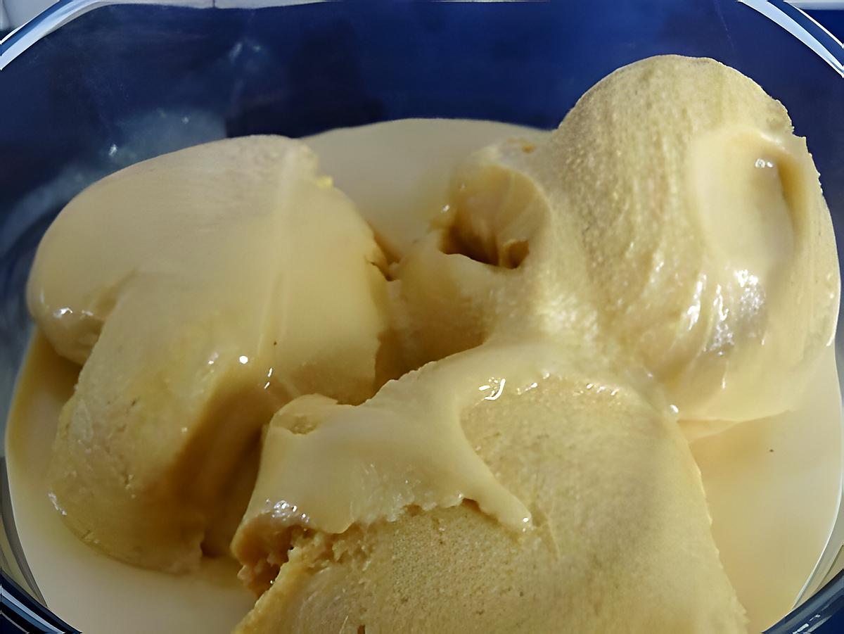 recette Glace à la confiture de lait