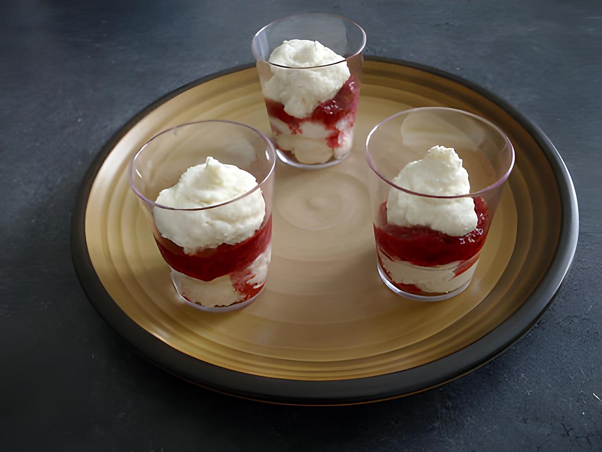 recette MOUSSES FRAMBOISE ET CHOCOLAT BLANC