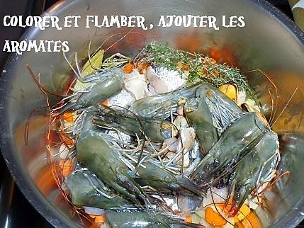 recette Fumet de poisson-crustacé :