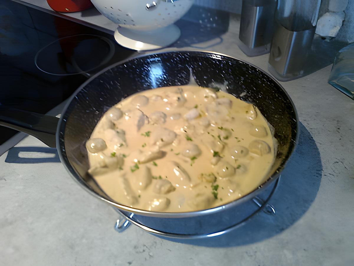 recette es caloppes à la crème à ma façon