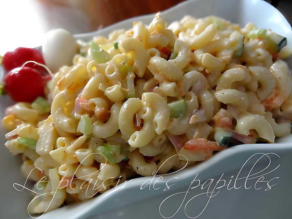 recette Salade de macaronis du Kentucky à la Marlo