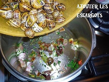 recette escargots à la catalane