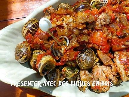 recette escargots à la catalane