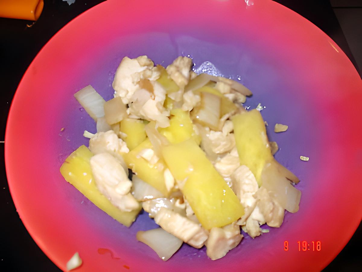 recette poulet à l'ananas