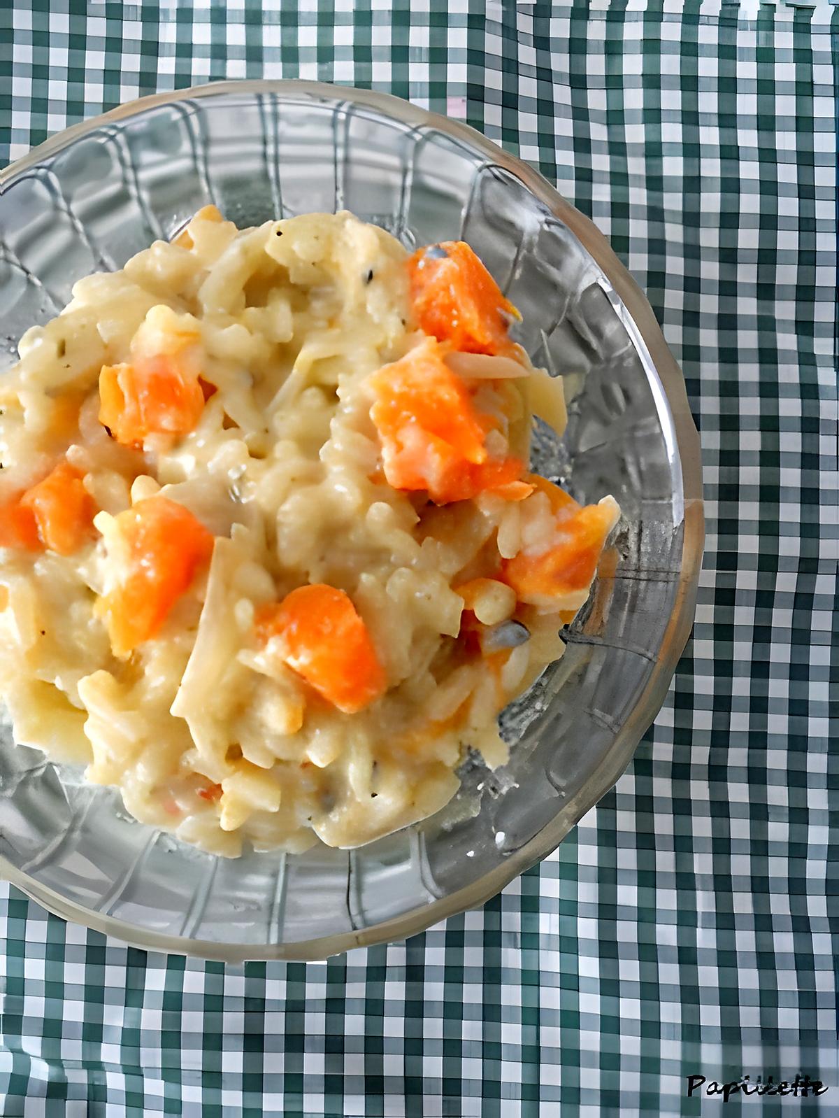 recette risotto au potiron