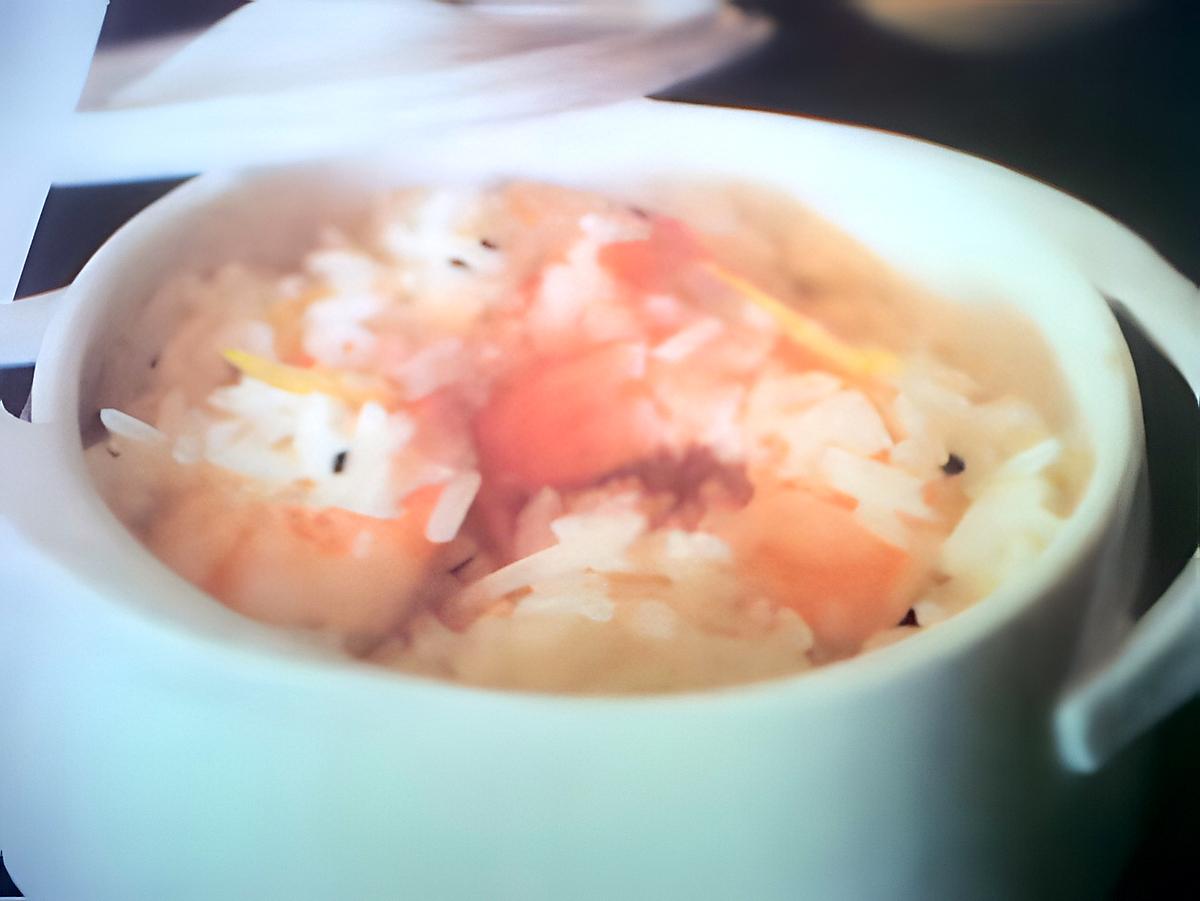 recette Cassolette de riz thai