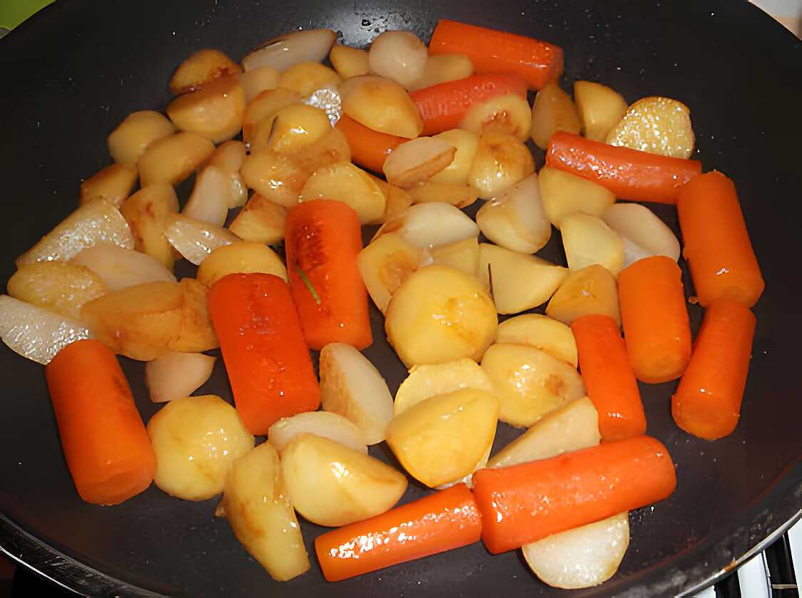 Recette de Navets et carottes caramélisés