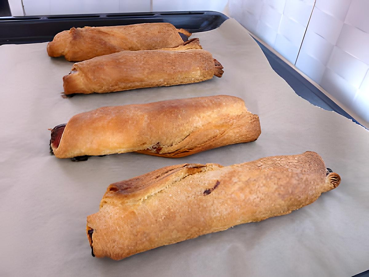 recette Mes feuilletés aux knackis express