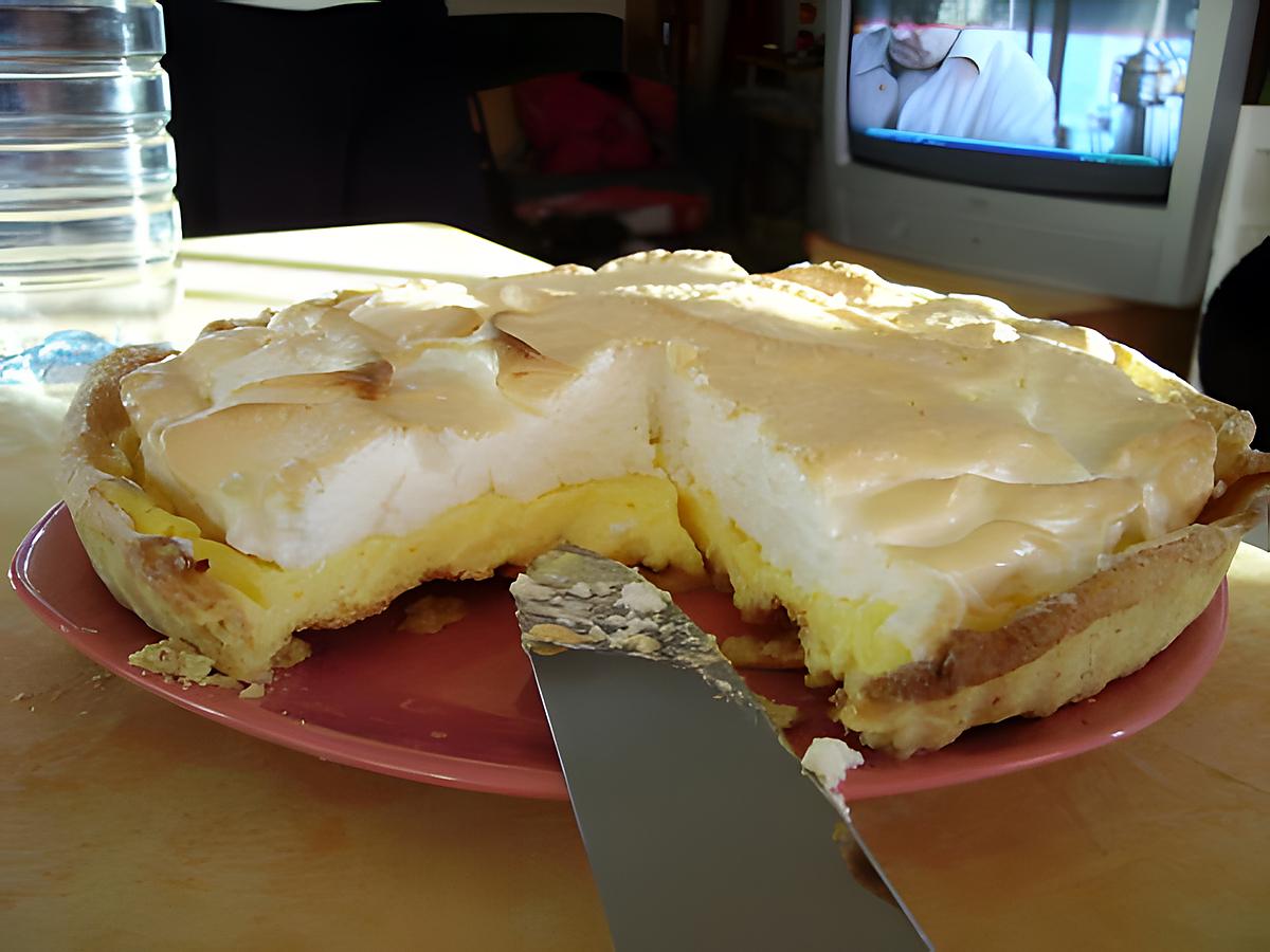 recette Tarte au citron meringuée