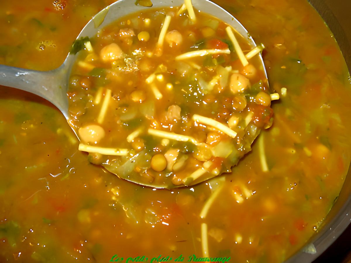 recette Harira soupe Marocaine