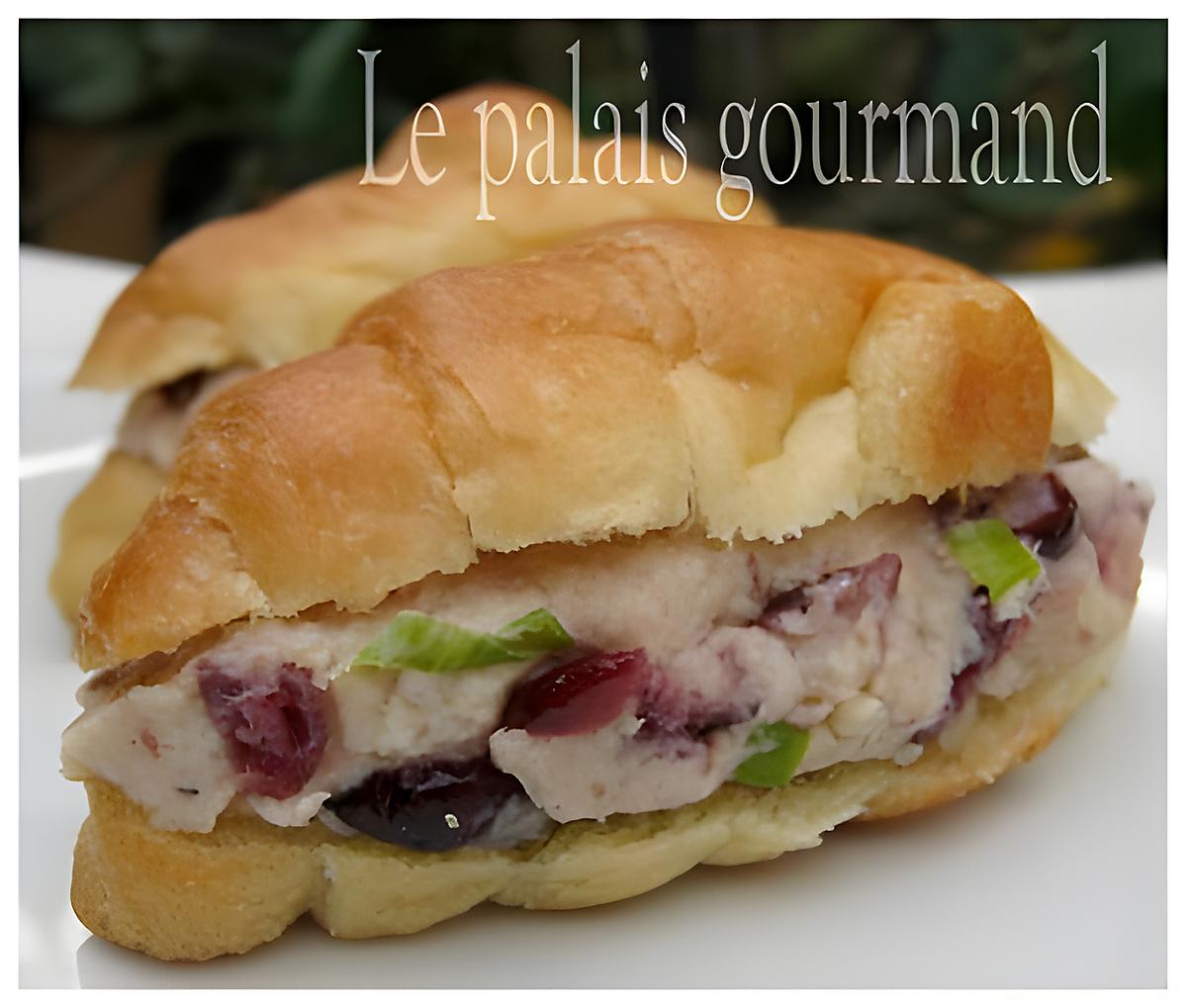 recette Garniture au poulet, canneberges et amandes