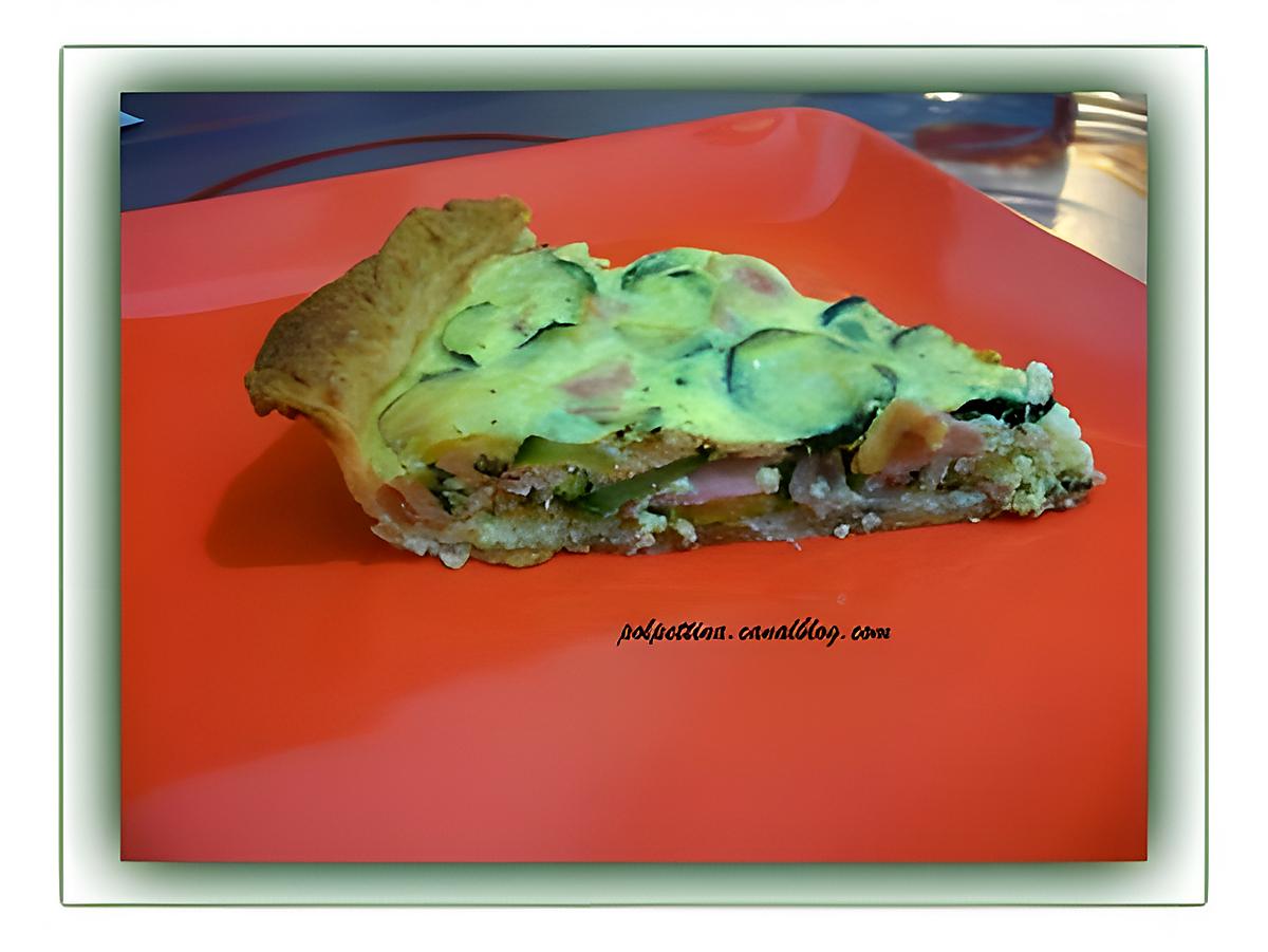 recette Tarte salée courgettes et ricotta