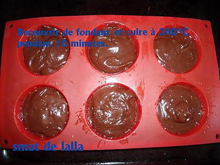 recette FONDANT AU CHOCOLAT AU COEUR VARIE