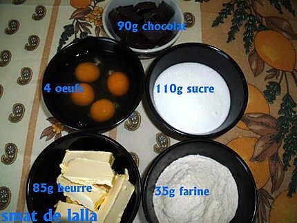 recette FONDANT AU CHOCOLAT AU COEUR VARIE